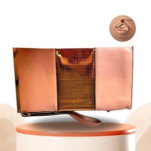 Peach and Gold Purse